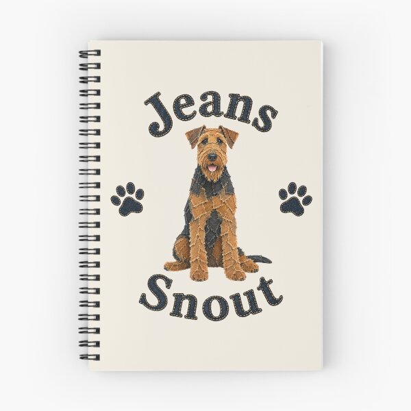 Item preview, Airedale Terrier Denim Patch Art designed and sold by JeanSnout.