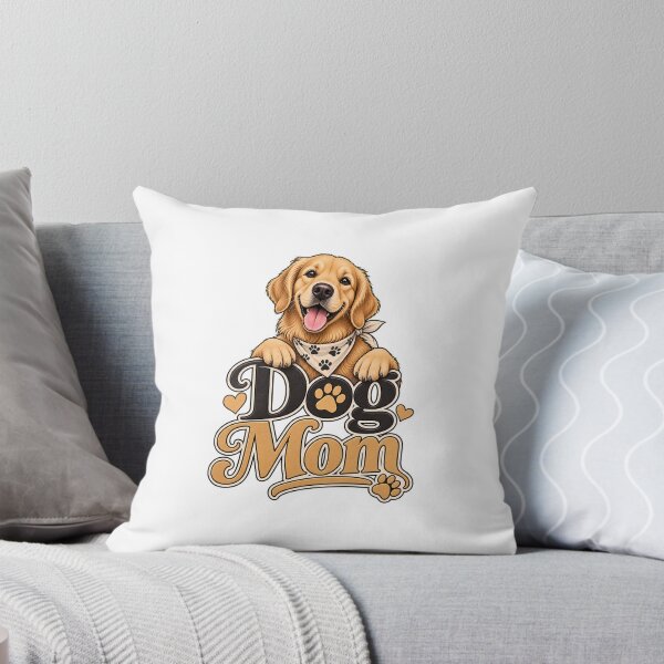 Aperçu de l'œuvre T-shirt basique pour maman de chien | T-shirt femme | Amoureux des chiens créée et vendue par AZ Atelier.