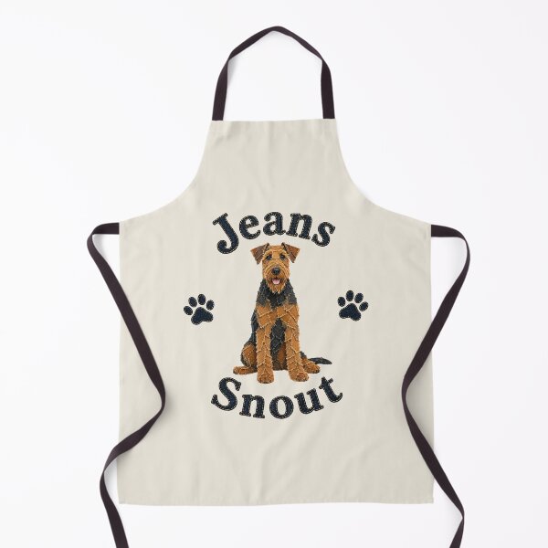 Item preview, Airedale Terrier Denim Patch Art designed and sold by JeanSnout.