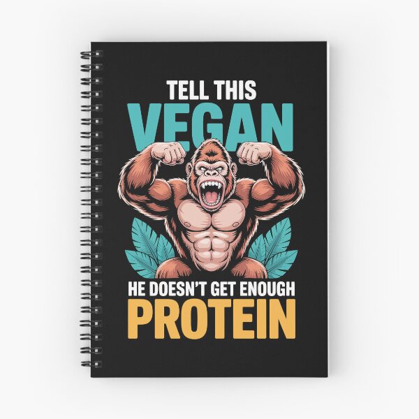 Item preview, TELL THIS VEGAN HE DOESN’T GET ENOUGH PROTEIN  designed and sold by jkrphoto.