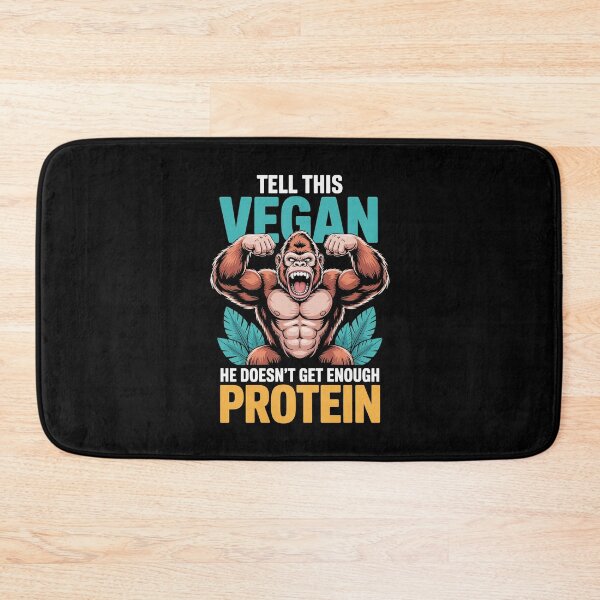 Item preview, TELL THIS VEGAN HE DOESN’T GET ENOUGH PROTEIN  designed and sold by jkrphoto.