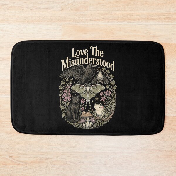 Item preview, Love The Misunderstood Bat Raven Cat Forest Cottagecore designed and sold by Redgiant87x.