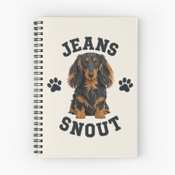 Item preview, Black and Tan Long-Haired Dachshund Denim Patch Art designed and sold by JeanSnout.
