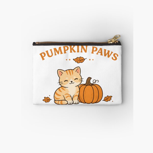 Item preview, Pumpkin Paws Cute Orange Tabby Cat with Pumpkin Fall Design designed and sold by AhmedAlbb.
