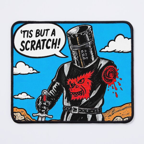 Item preview, The Black Knight Always Triumphs designed and sold by PopFright Art Company .