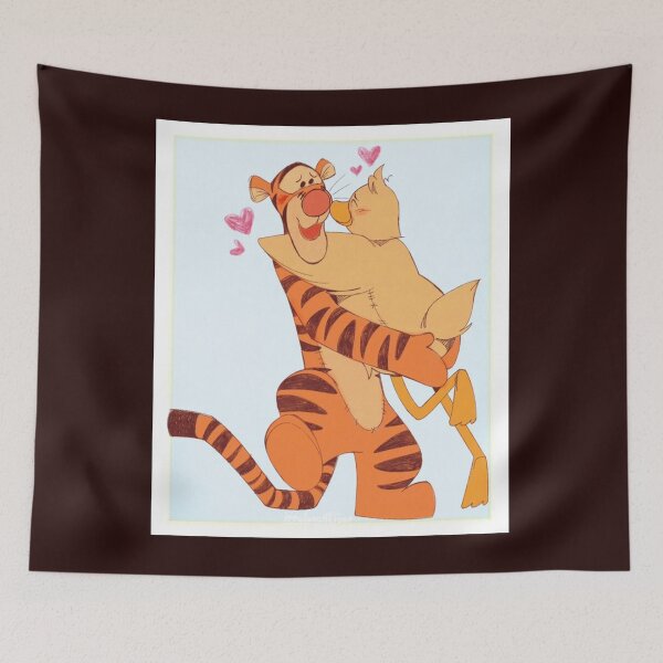 Item preview, Funny Tiger Hug designed and sold by irrelevantiger.