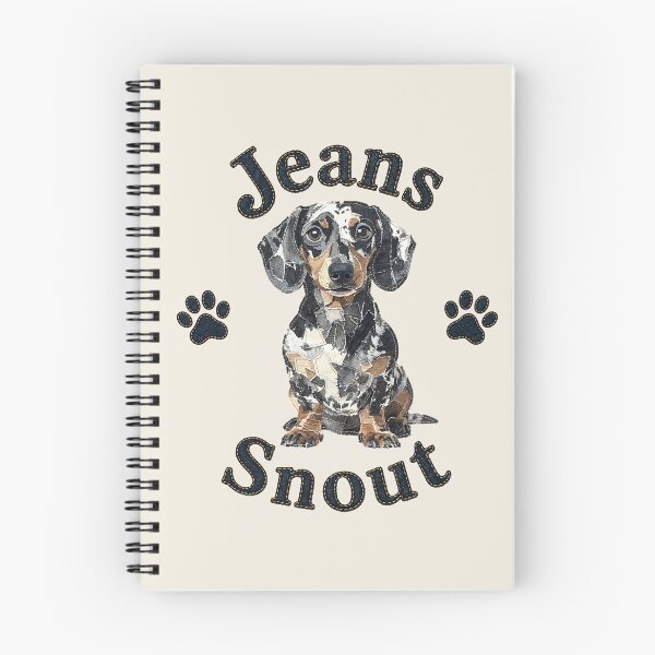 Item preview, Dapple Smooth Dachshund Denim Patch Art designed and sold by JeanSnout.