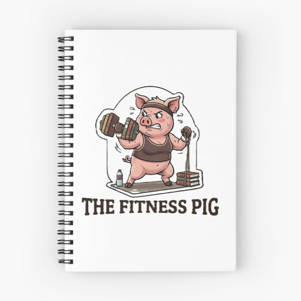 Item preview, The Fitness Pig - Funny Gym Piglet Workout & Fitness Gift designed and sold by KaphzeShop.