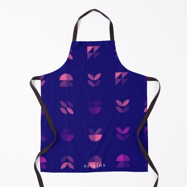 Item preview, Geometric Night Icons - Purple Magenta Blue Pattern designed and sold by ORIGINS LINES.