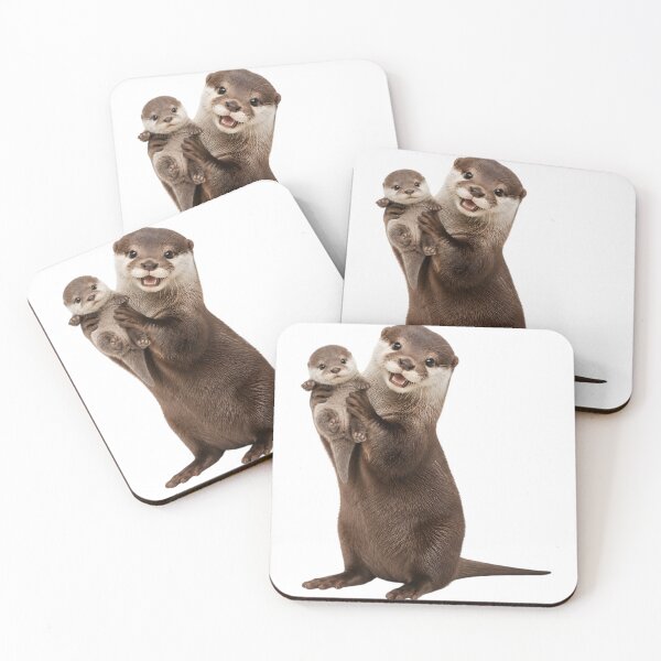 Item preview, Otter with baby illustration designed and sold by Agnisherl.