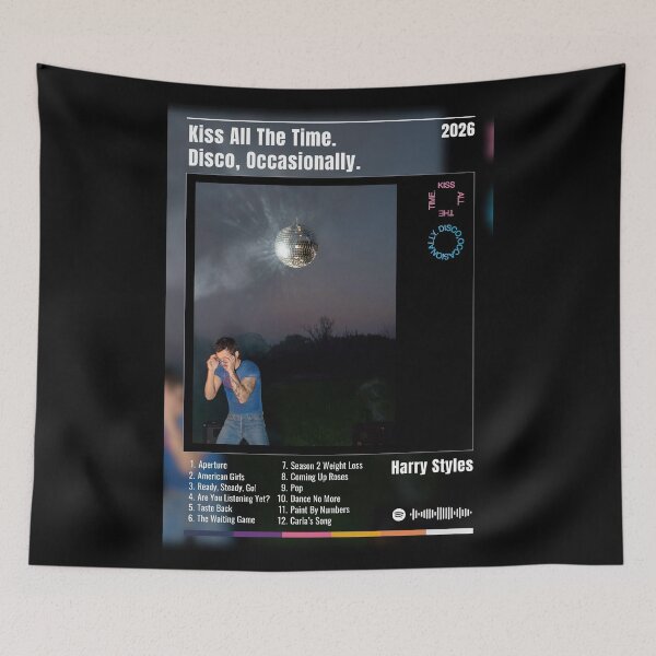 Item preview, Minimalis Album Cover - Kiss All The Time. Disco Occasionally  By.''Harry-Styless'' designed and sold by grockstonesi.