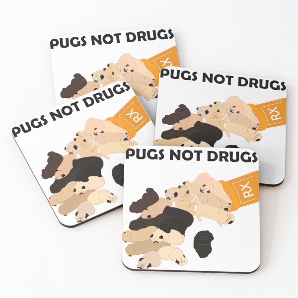 Item preview, Pugs Not Drugs designed and sold by FaithWinne.