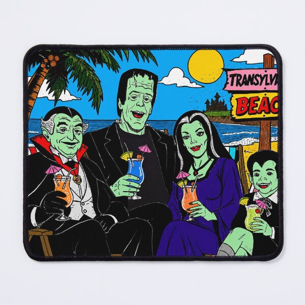 Item preview, The Munsters on the Beach designed and sold by PopFright Art Company .