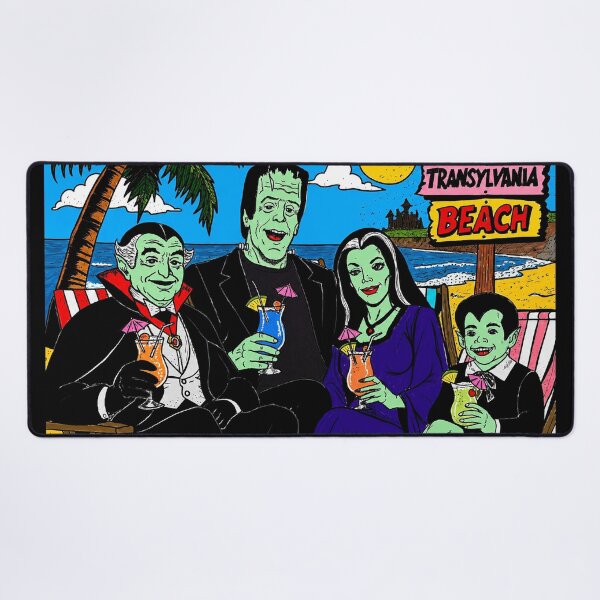 Item preview, The Munsters on the Beach designed and sold by PopFright Art Company .