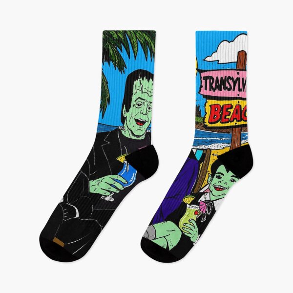 Item preview, The Munsters on the Beach designed and sold by PopFright Art Company .