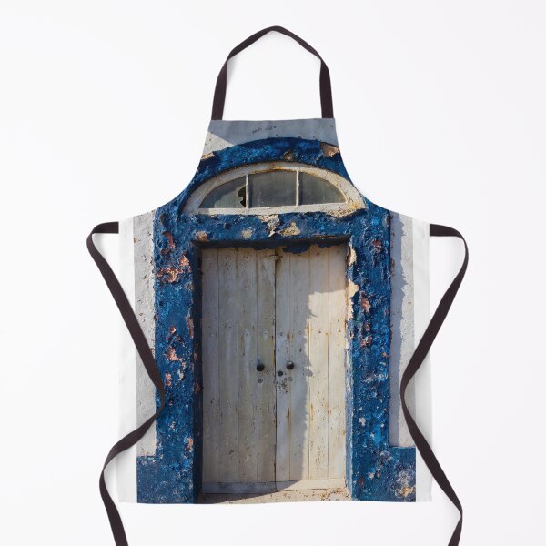 Item preview, Aged Wooden Door With Peeling Paint in Rustic Setting designed and sold by Nmallia.