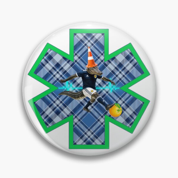 Item preview, Tartan Army Traffic Cone Alligator Miami Fire Rescue Star of Life designed and sold by FireEMSDesigns.
