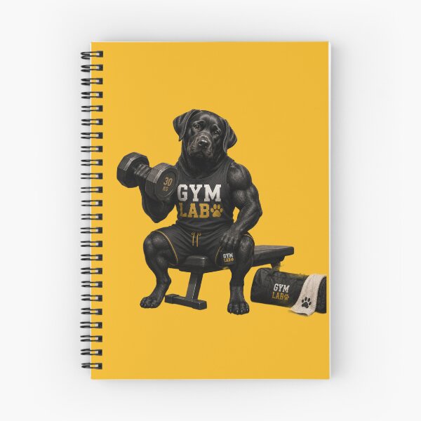 Item preview, Gym Lab Biceps – Labrador Lifting Weights designed and sold by Goodthingstree.
