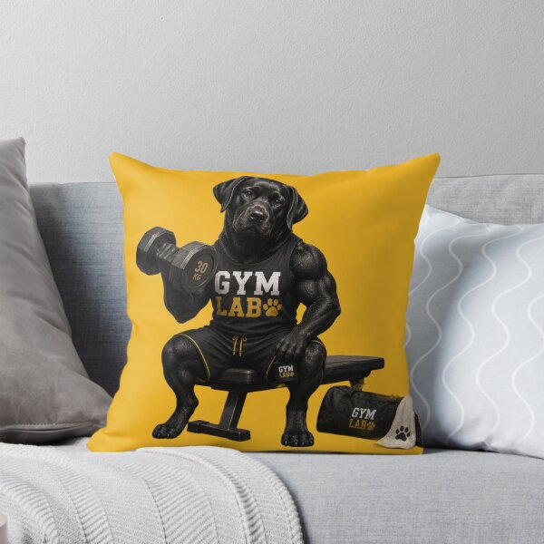 Item preview, Gym Lab Biceps – Labrador Lifting Weights designed and sold by Goodthingstree.