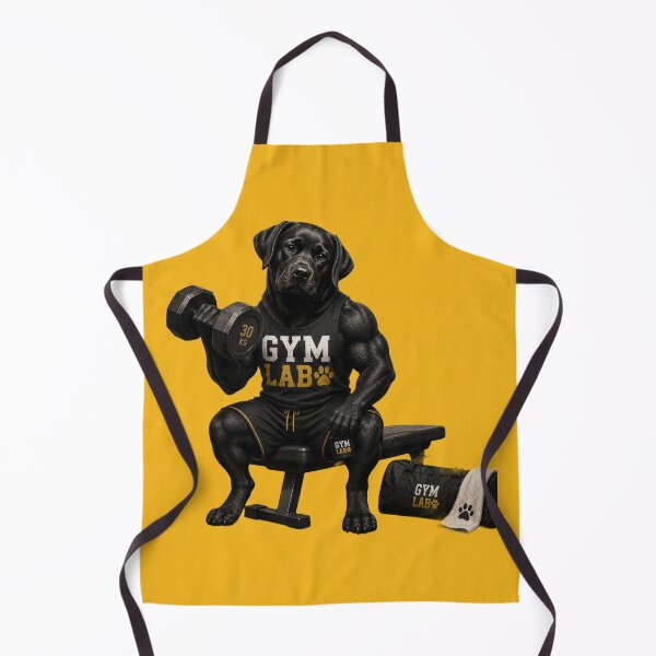 Item preview, Gym Lab Biceps – Labrador Lifting Weights designed and sold by Goodthingstree.