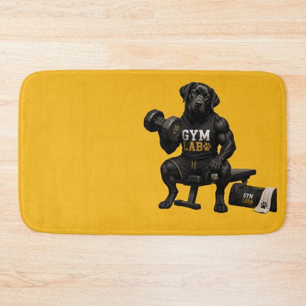 Item preview, Gym Lab Biceps – Labrador Lifting Weights designed and sold by Goodthingstree.