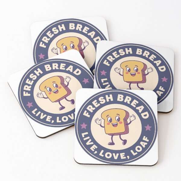 Item preview, Bread Live, Laugh, Loaf designed and sold by Pop-And-Pixels.