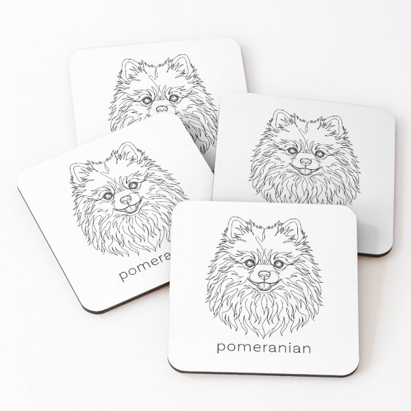Item preview, Pomeranian Line Art designed and sold by SUP-R-Ts.