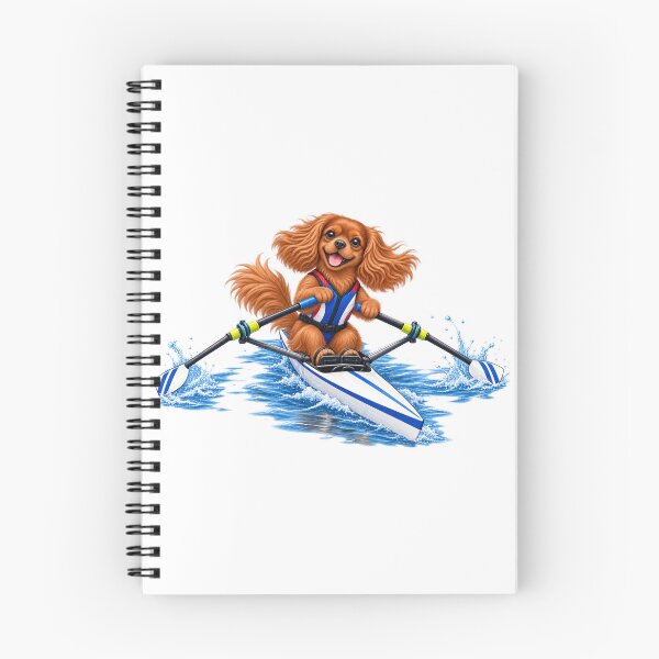 Item preview, Ruby Cavalier Rowing designed and sold by SpottyRainbow.
