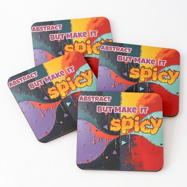Item preview, abstract but make it spicy colorful funny typographic abstract design designed and sold by SmashingDeals.
