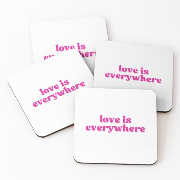 Item preview, love is everywhere | hot pink designed and sold by dollhouseclub.