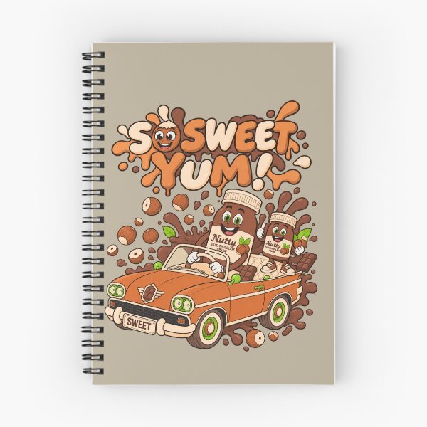 Item preview, So Sweet Yum! – Funny Hazelnut Chocolate Retro Ride designed and sold by Aimetoi.
