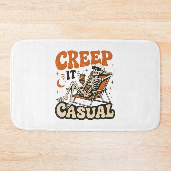 Item preview, Creep It Casual Skeleton Lounging designed and sold by Side Quest Co..