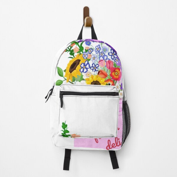 Item preview, Pink Bucket Flower Deli Fresh Wildflowers Bucket Illustration designed and sold by MindMakerStudio.