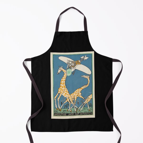 Item preview, Vintage color lithograph titled "Bloodless Giraffe Hunt" designed and sold by stevepaint.