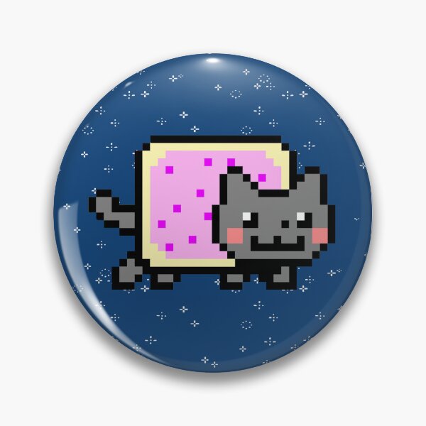 Item preview, Original Nyan Cat Pixel Art Y2K Retro Internet Aesthetic V2 designed and sold by TrxshWear.