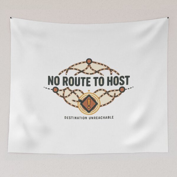 Item preview, No Route To Host Funny Network Engineer Error designed and sold by ironsloth.