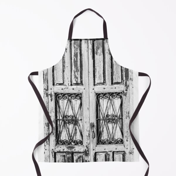 Item preview, Vintage Wood Door with Wrought Iron Details and Weathered Paint Finish designed and sold by Nmallia.