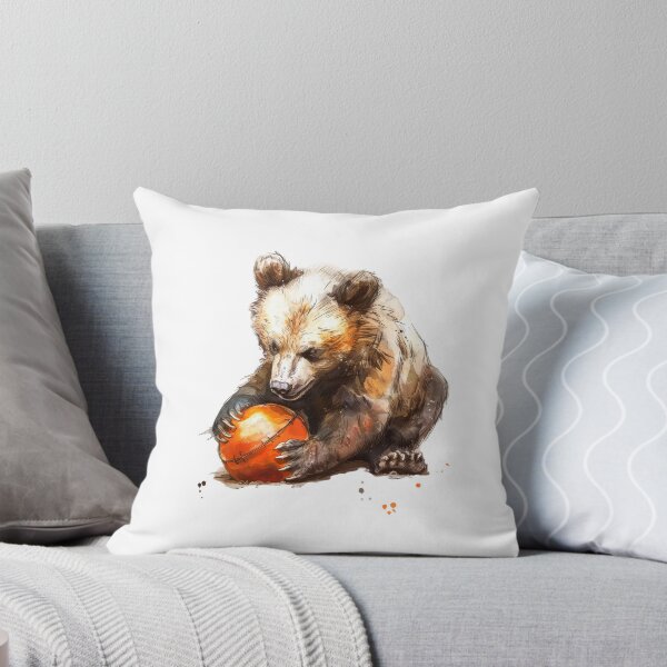 Item preview, Bear Cub | Cute Woodland Animal Watercolor Art designed and sold by Mandayartstudio.