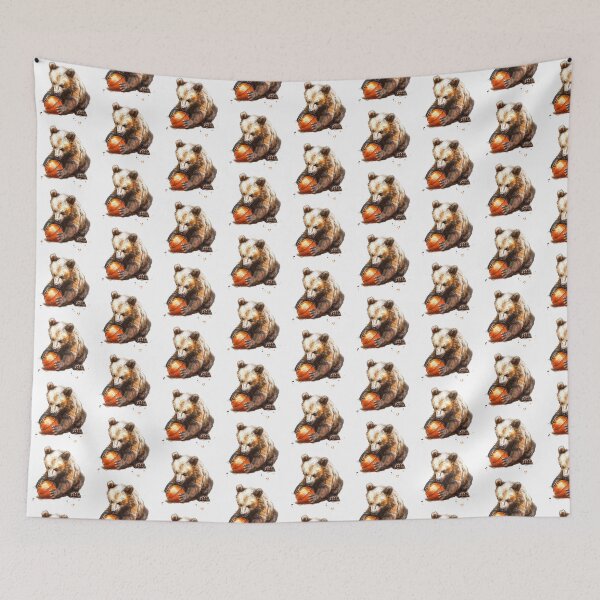 Item preview, Bear Cub | Cute Woodland Animal Watercolor Art designed and sold by Mandayartstudio.