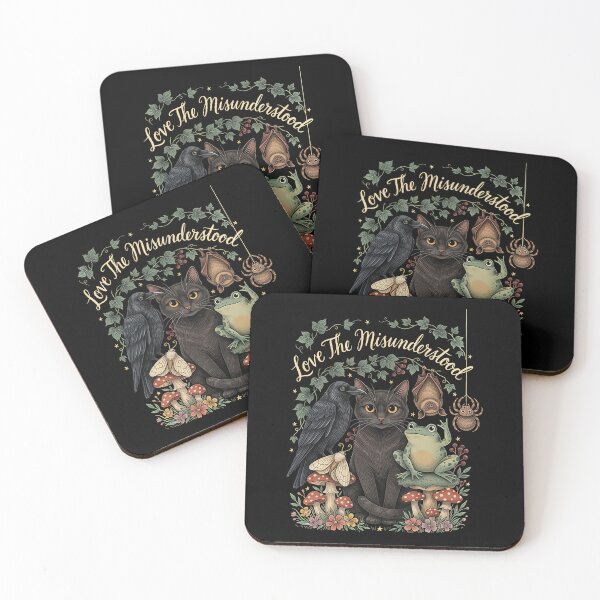 Item preview, Love The Misunderstood Bat Raven Cat Forest Creatures designed and sold by Redgiant87x.