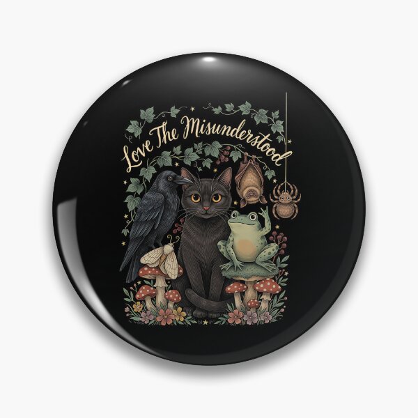 Item preview, Love The Misunderstood Bat Raven Cat Forest Creatures designed and sold by Redgiant87x.