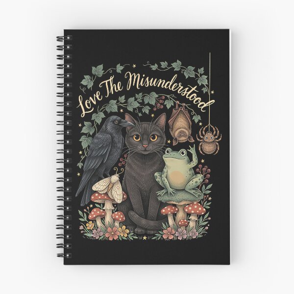 Item preview, Love The Misunderstood Bat Raven Cat Forest Creatures designed and sold by Redgiant87x.