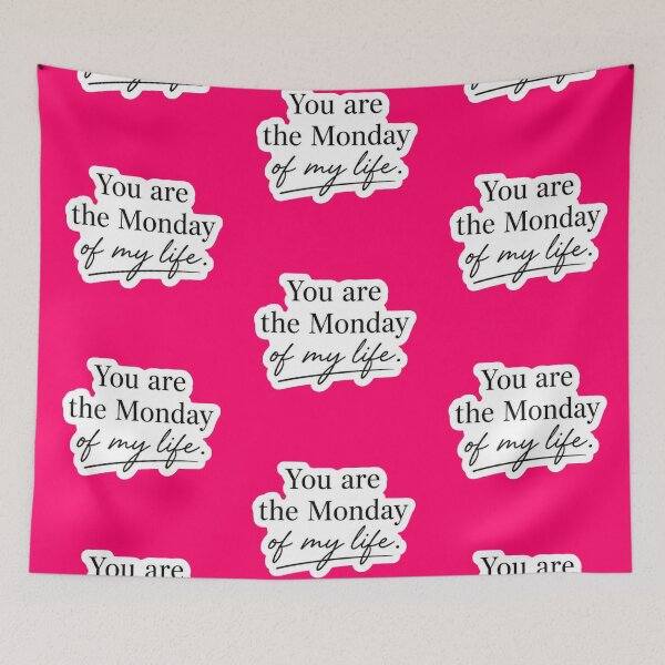 Item preview, You Are The Monday Of My Life Sarcastic Quote Sticker designed and sold by Scro-Ciob-Shop.