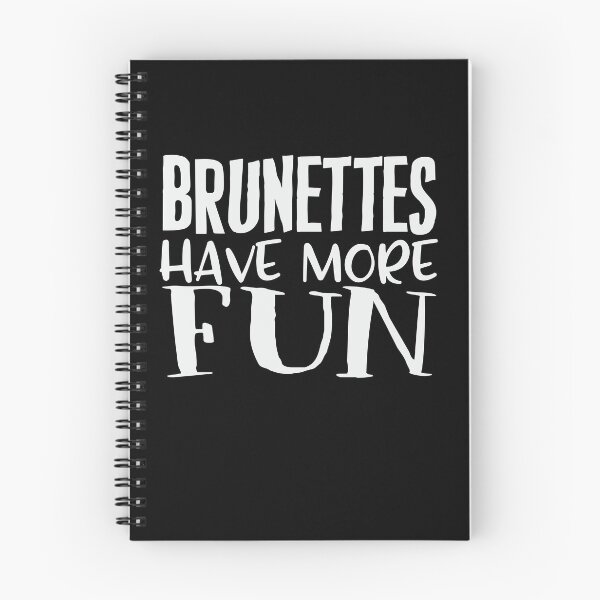 Item preview, Brunettes Have More Fun T-Shirt | Brunette Hair designed and sold by Cisic.