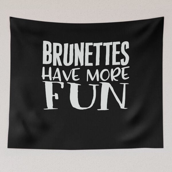 Item preview, Brunettes Have More Fun T-Shirt | Brunette Hair designed and sold by Cisic.