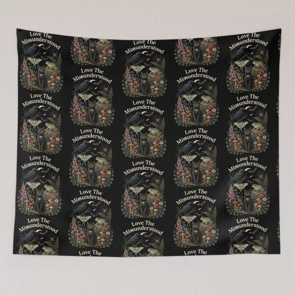 Item preview, Love The Misunderstood Bat Raven Cat Alternative Nature designed and sold by Redgiant87x.