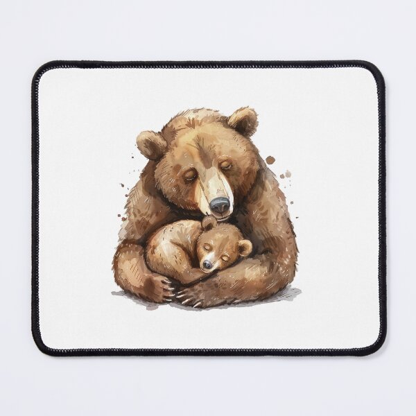 Item preview, Bear Cub | Cute Woodland Animal Watercolor Art designed and sold by Mandayartstudio.