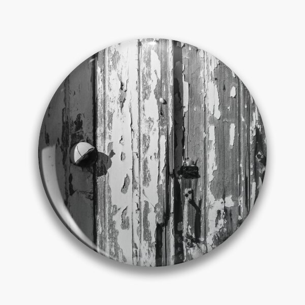 Item preview, Weathered and Distressed Wooden Door with Peeling Paint in Black and White designed and sold by Nmallia.