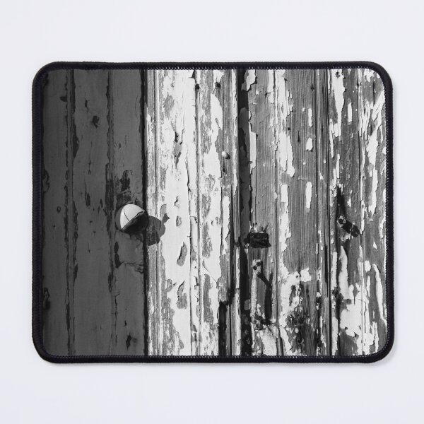 Item preview, Weathered and Distressed Wooden Door with Peeling Paint in Black and White designed and sold by Nmallia.
