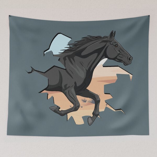Item preview, An Abaga horse galloping through a wall designed and sold by Cheval-de-coeur.